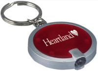 Key Chains: Round LED Keychains